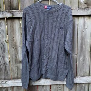 Chaps Gray Sweater sz. M